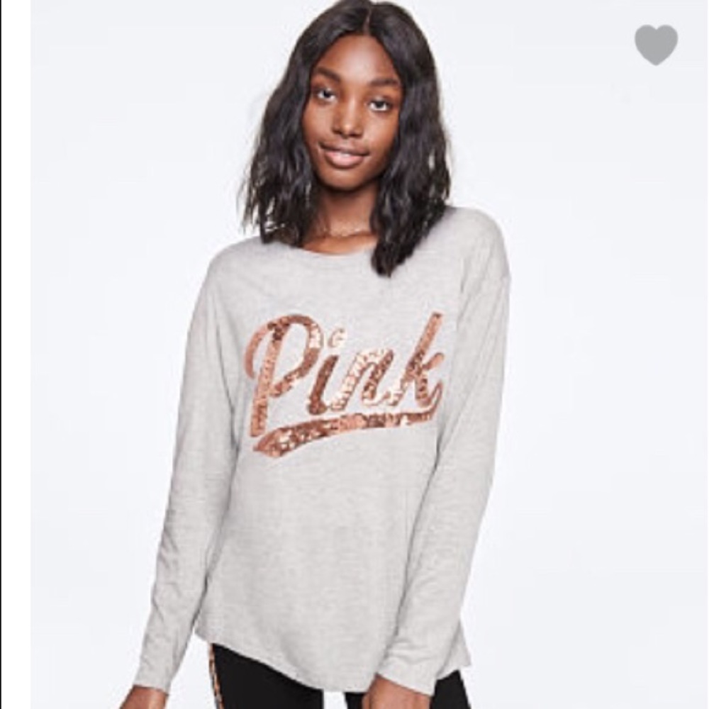 NEW! 🥳 PINK BLING long sleeve tee